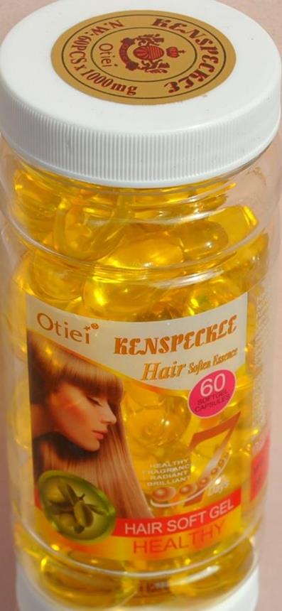 Hair Soften Essence - Hair Soften Capsules - Otiei Hair Soft Gel Capsules  Yellow and Brown Colors | BazarFX
